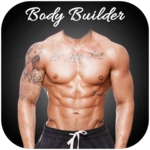 bodybuilding photo editor android application logo